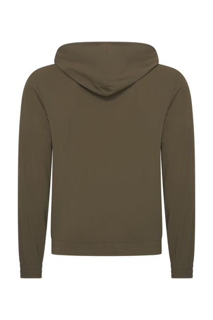 Olive hooded jacket