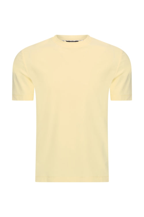 Pastel yellow shiny T-shirt