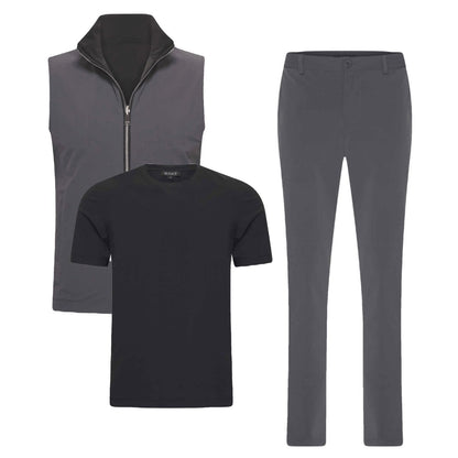 Bundle réversible gris foncé / noir