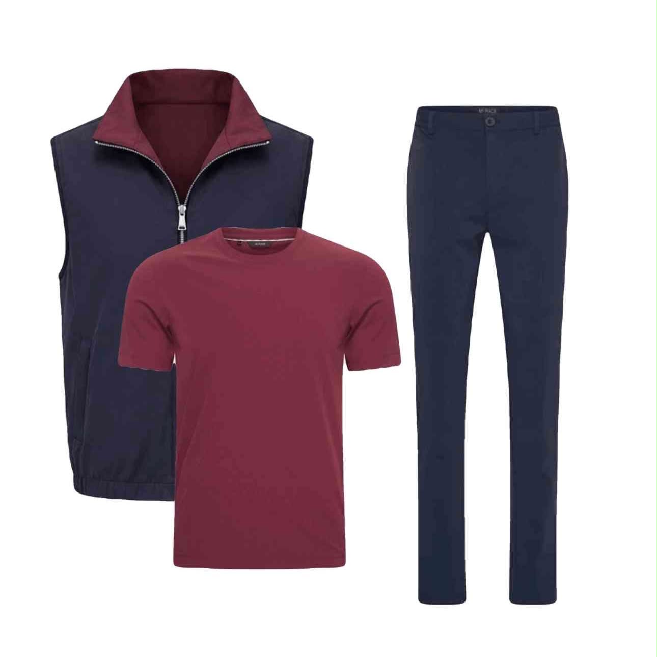 Navy & burgundy bundle