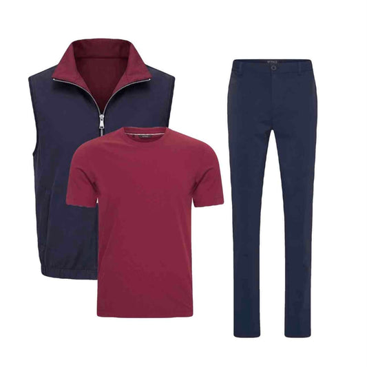 Navy & burgundy bundle