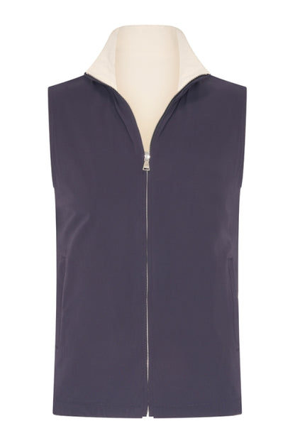 Navy & kit re-versible gilet