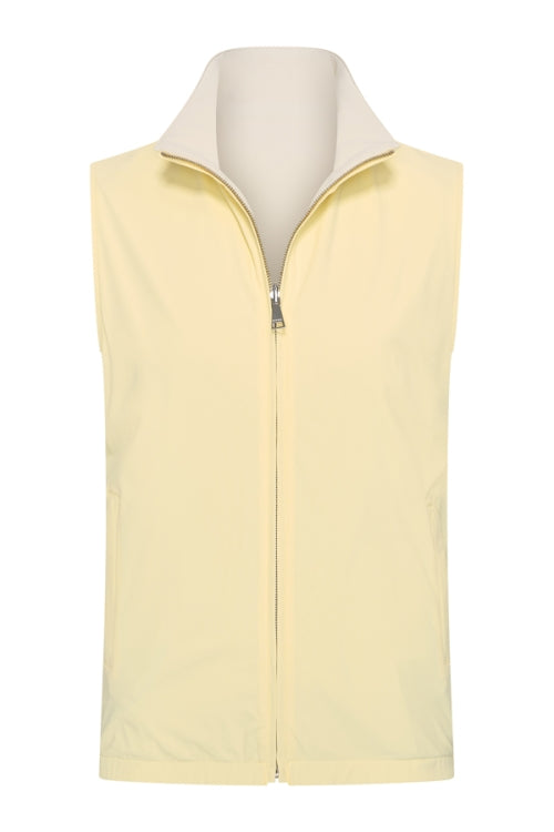 Pastel yellow & kit re-versible gilet