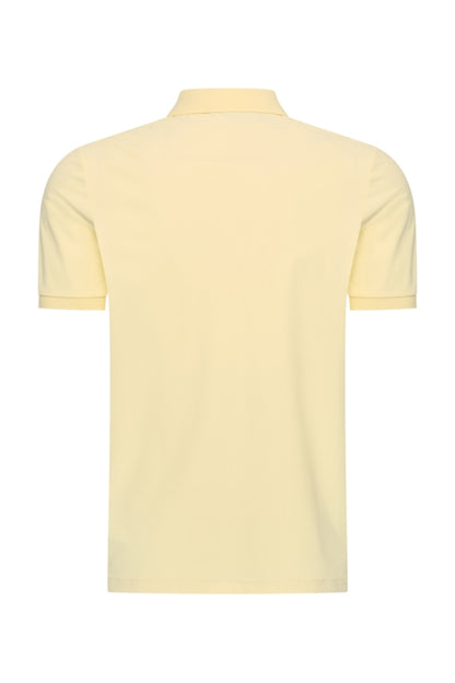 Pastel yellow shiny polo