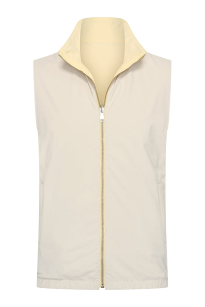 Pastel yellow & kit re-versible gilet